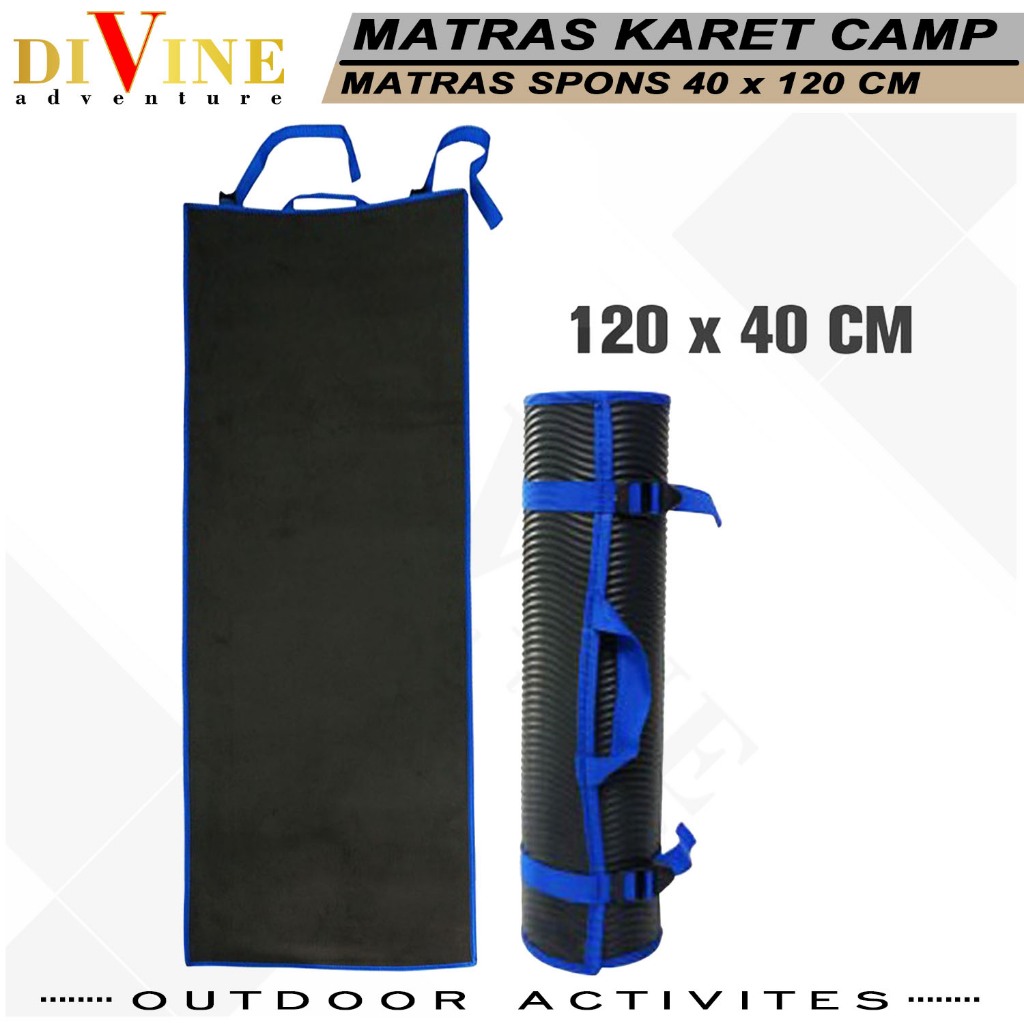 matras spon karet 120 x 40 - tikar spon anak - mattres camping matras karet gulung 40x120cm