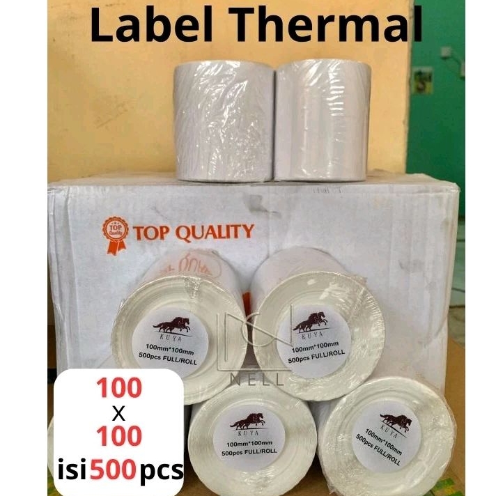 

LABEL THERMAL 100 x 100 ( ISI 500 ) / ROLL