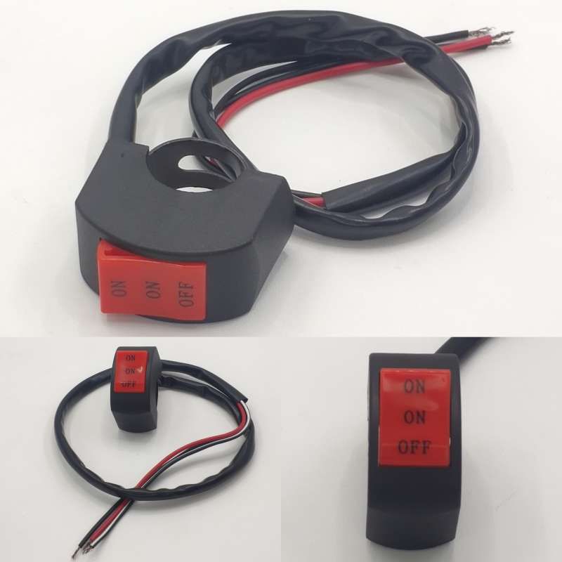 SAKLAR ON OFF SAKLAR LAMPU 3 MODE UNIVERSAL SAKLAR TAMBAHAN ALMPU TEMBAK