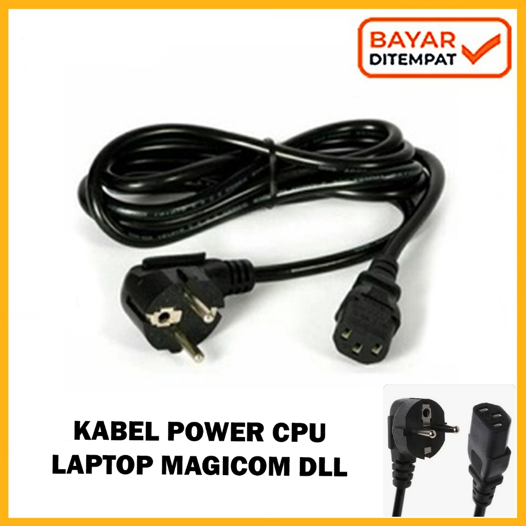 KABEL POWER CPU / MONITOR / PC / KABEL POWER SUPPLY