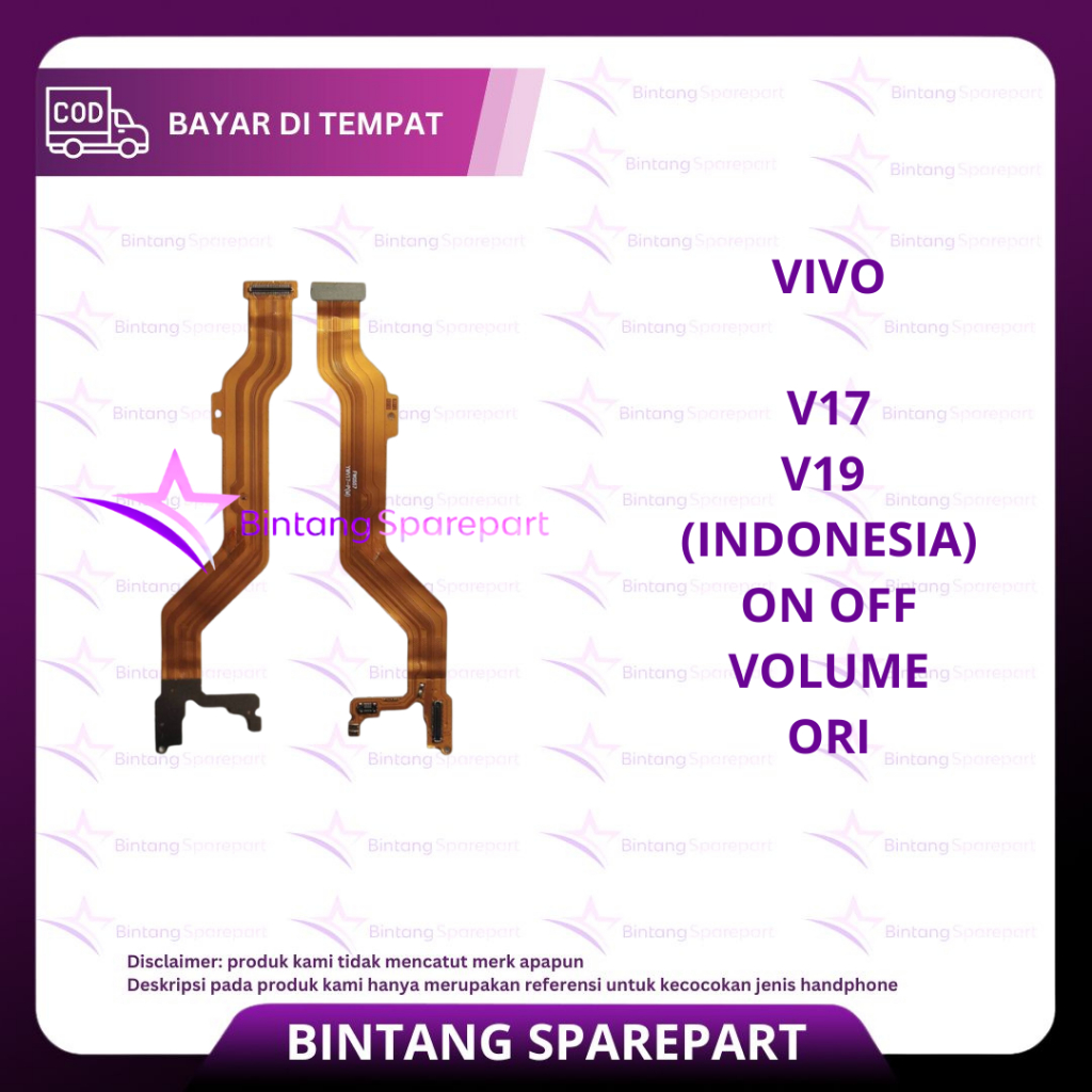 FLEXIBEL LCD VIVO V17 / V19 (INDONESIA) ORI