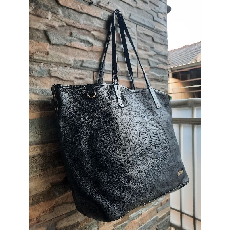 Totebag Hitam METROCITY - TAS PRELOVED BRANDED ORIGINAL