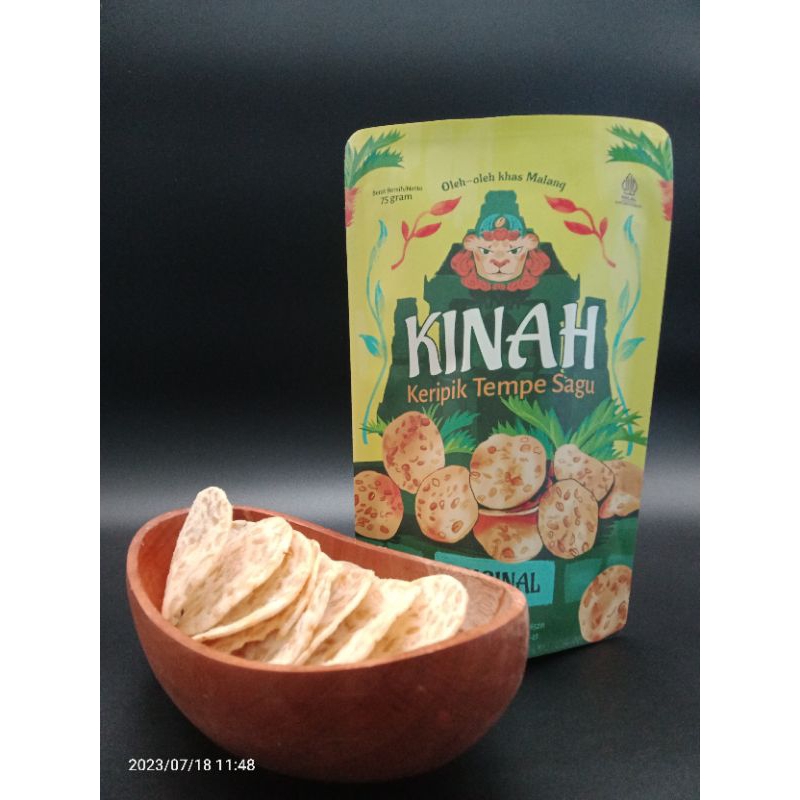 

kinah keripik tempe sagu 65gram
