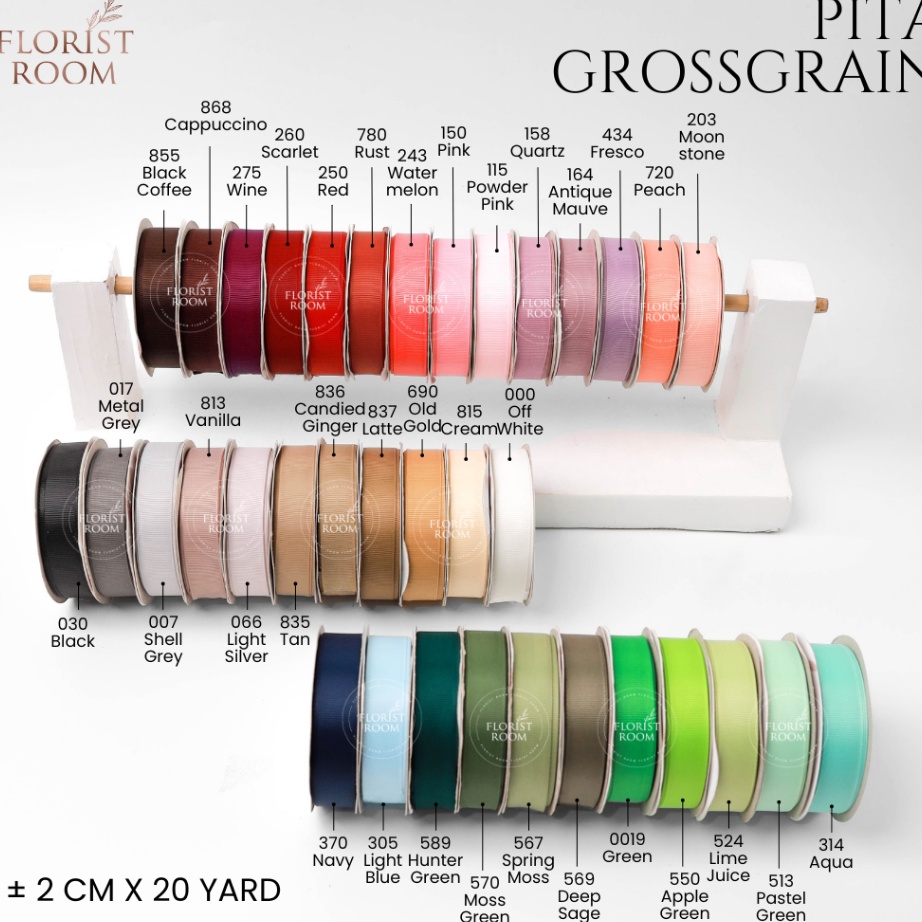 

TREND PRODUCT Pita Grossgrain 2cm x 2 Yard Ribbon