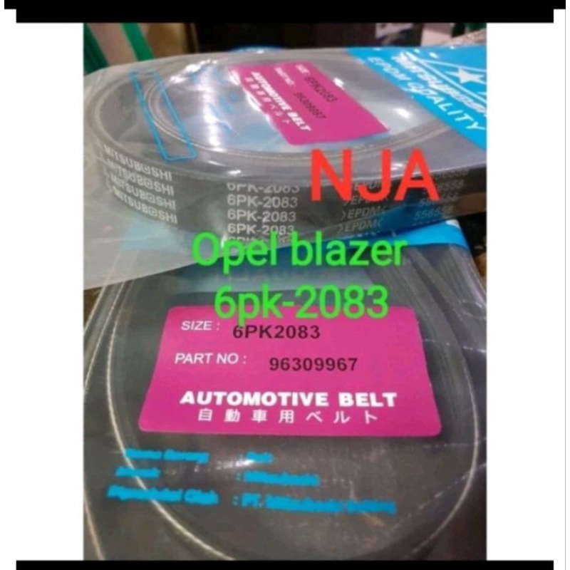 fan Van v belt Tali kipas 6pk2083 Opel blazer blaser 6pk-2083