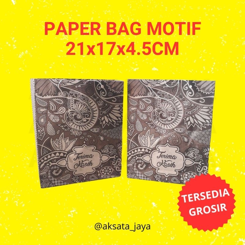 

[50pcs] PAPER BAG UK. 21x17x5 / Paperbag Kado / Paperbag Souvenir Nikahan / Paperbag Hajatan / Paperbag Snack Jajan