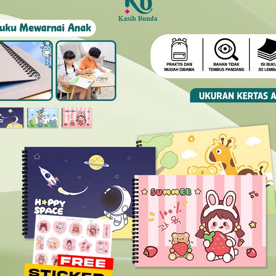 

DISKON AKHIR BULAN Drawing Book Buku Gambar A4 Isi 3 Lembar Buku Mewarnai Anak Balita Buku Menggambar Painting Book Kids Buku Sketsa GambarLukisAnak BUNDA A62