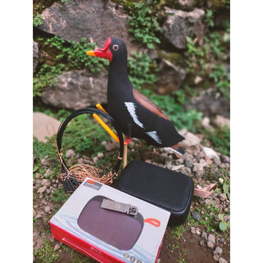 1 IKAT TALI RACIK JERAT BURUNG MANDAR BATU + PATUNG JONTROT MANDAR + MUSIKBOX MP3