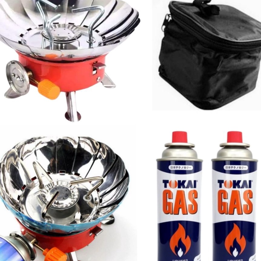 Beli Kompor Camping Bunga Tahan Angin Windproof Poble Gas Stove Berkemah Gunung Praktis