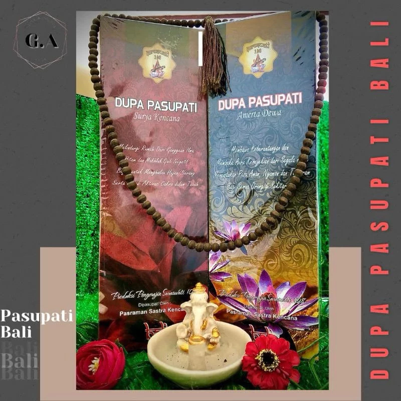 [ Dupa Saraswati Bali ] Hio Pasupati Super Premium Wangi Full Celup Aroma Gratis Dupa Amplop