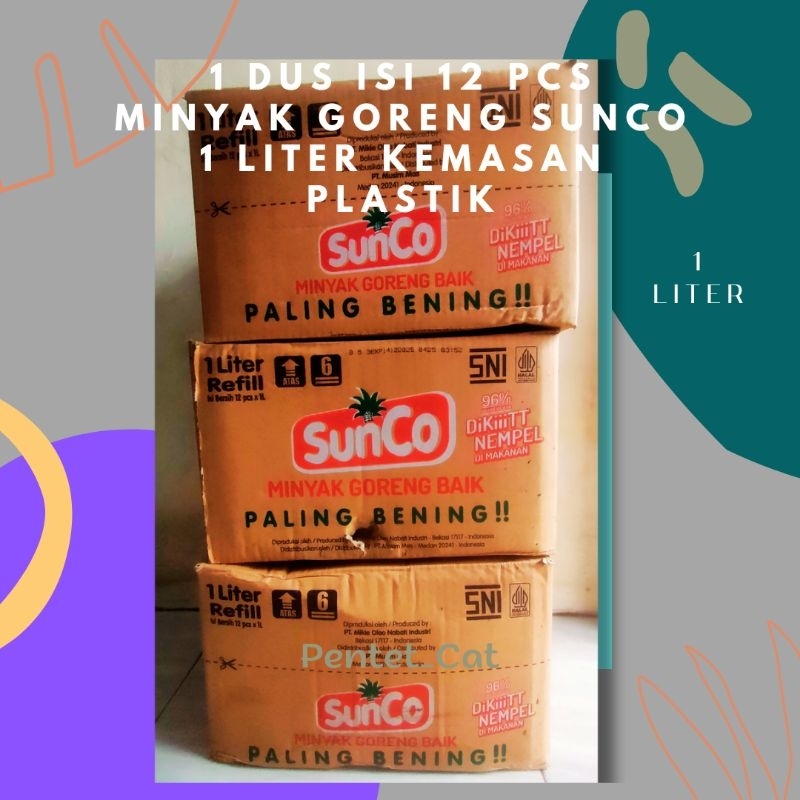 

Minyak Goreng Sunco Isi 12 Kemasan 1 Liter