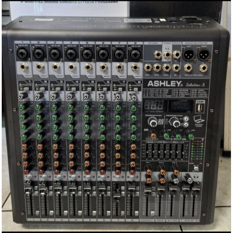 MIXER AUDIO ASHLEY SELECTION 8