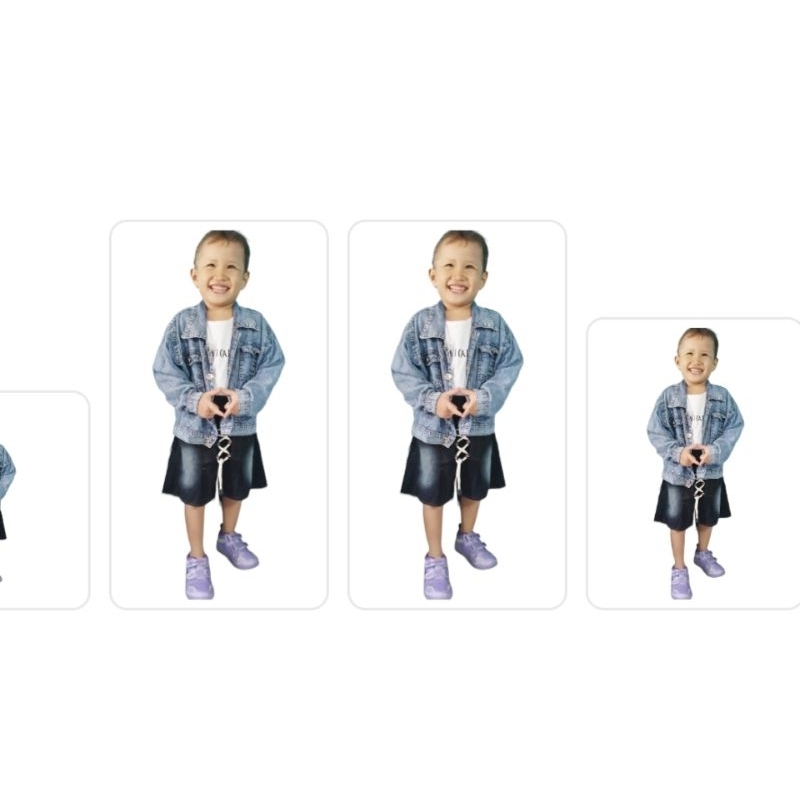 Rok jeans pendek anak cewek usia 2-7 tahun