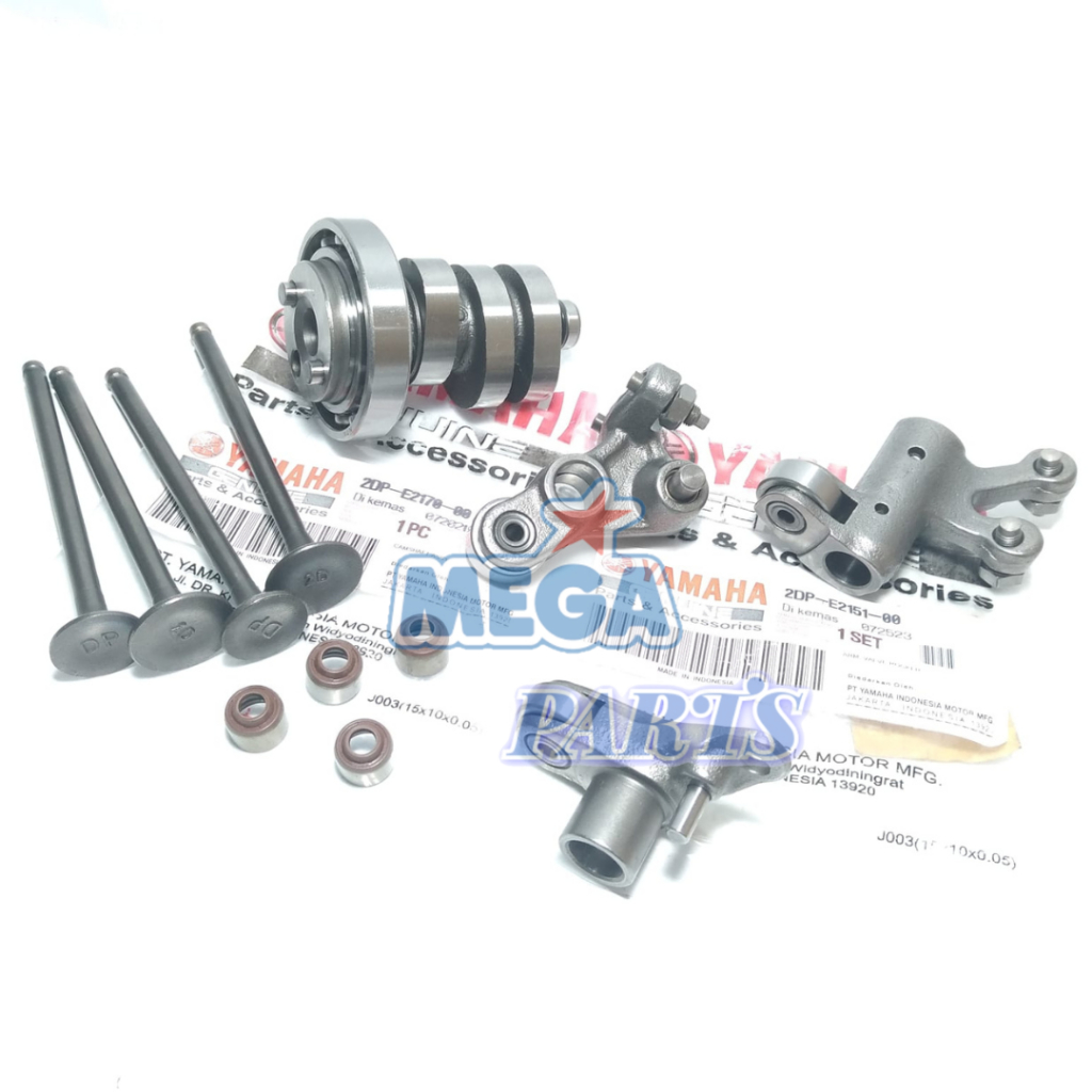 PAKET Noken As Nmax Aerox 155 2DP Platuk Klep Rocker Arm In Ex Yamaha N Max Lexi PAYUNG KLEP SET SIL