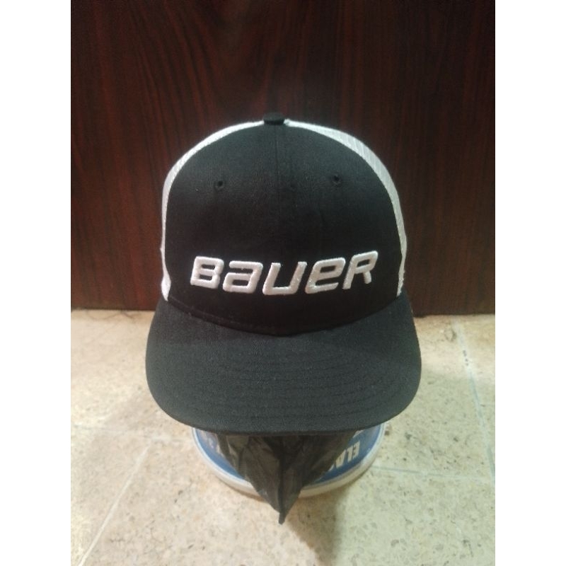 Topi trucker new era x Bauer original second bekas