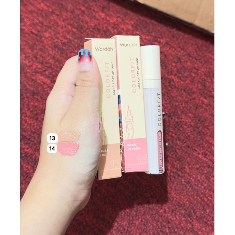 lip paint colourfit wardah