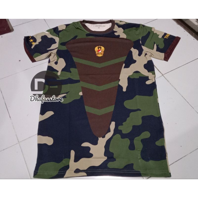 original KAOS KASAD TNI. KAOS TNI. KAOS LORENG KASAD