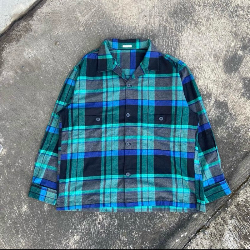 Outer flannel shirt GU Uniqlo (baca deskripsi)