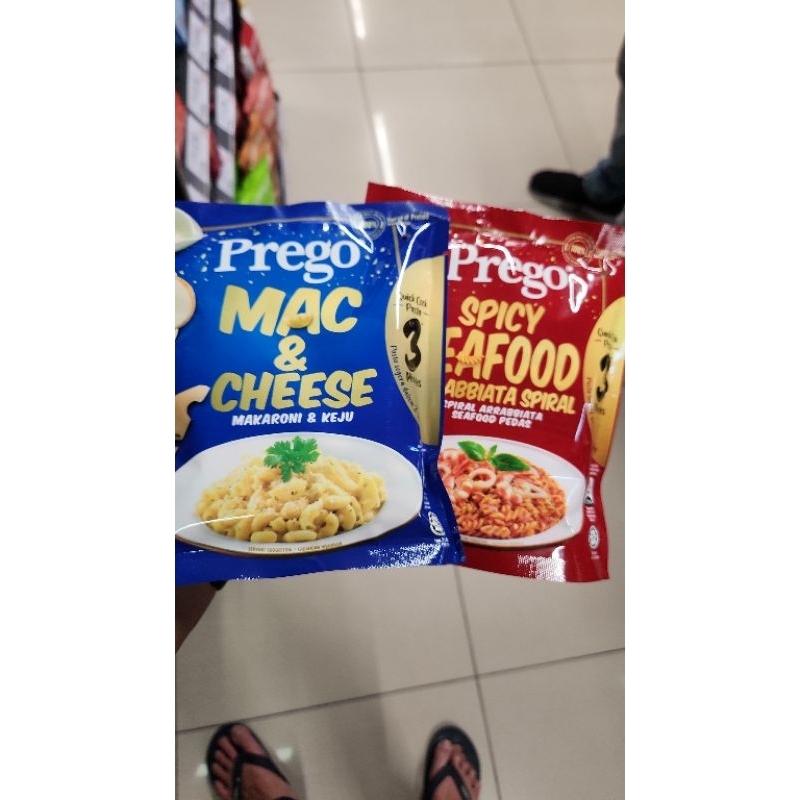 

Prego Mushroom Carbonara MAC and cheese / spicy seafood 71g ORGINAL IMPORT MALAYSIA