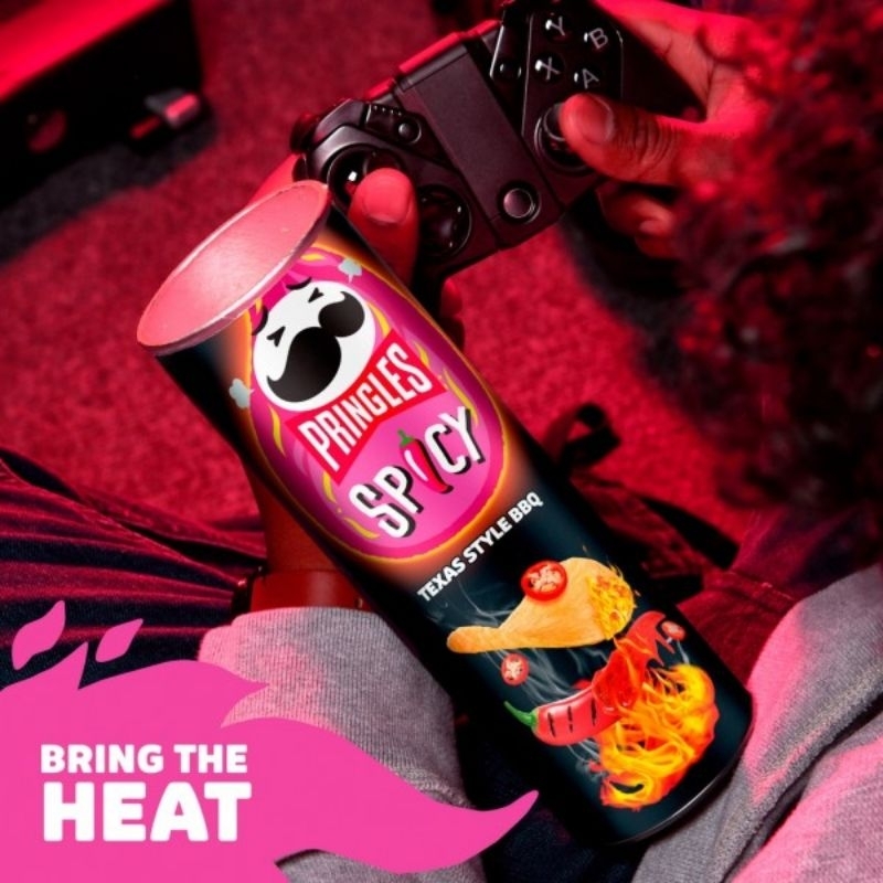 

PRINGLES SPICY TEXAS BBQ ISI 6 PCS