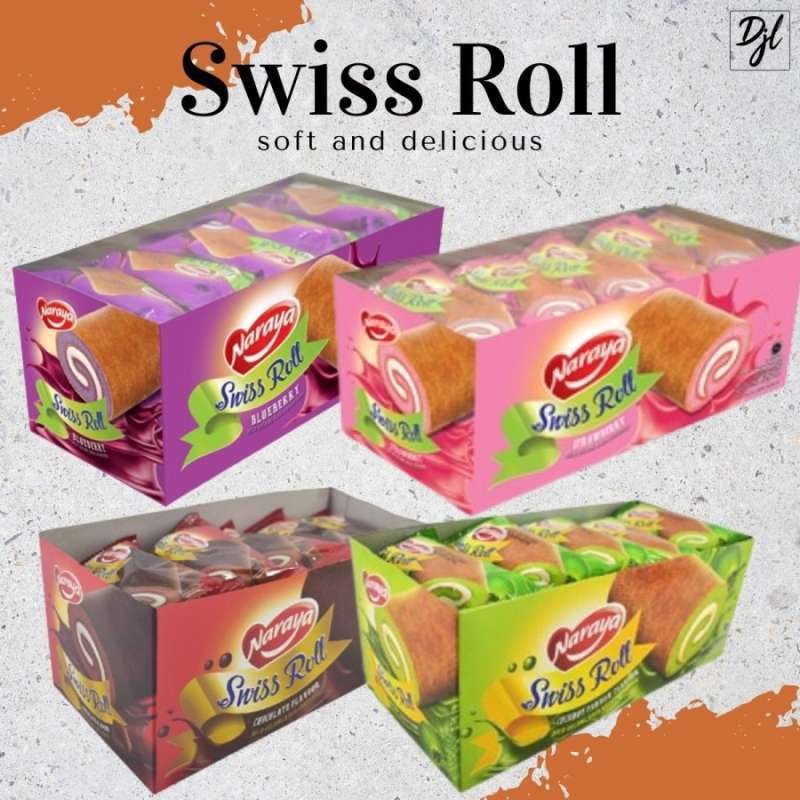 

NARAYA SWISS ROLL 360 GRAM (18gr x 20 pcs )