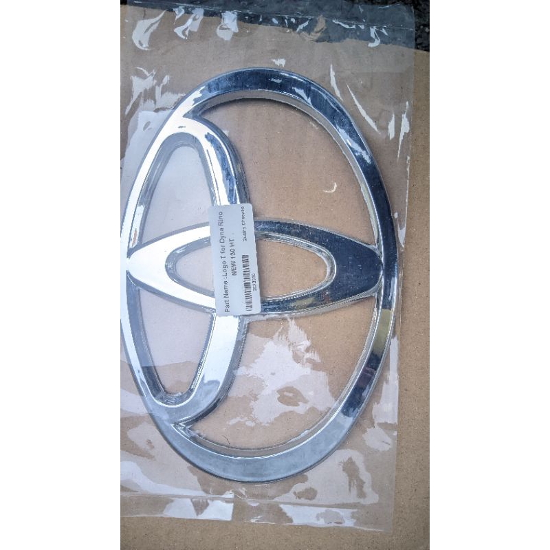 LOGO EMBLEM TOYOTA UNTUK GRILL DEPAN DYNA SAURUS RINO