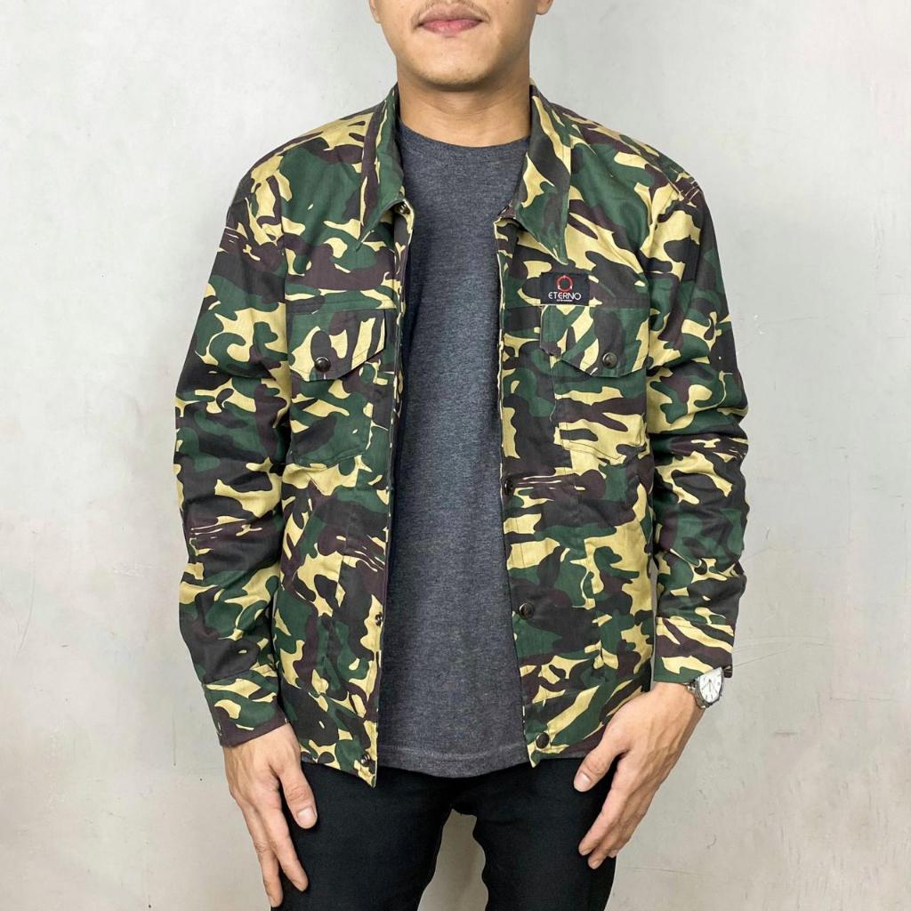 JAKET PARKA DORENG PRIA DISTRO BAYAR DI TEMPAT / ATASAN PRIA WANITA KEREN / JAKET CAMO DISTRO ETERNO