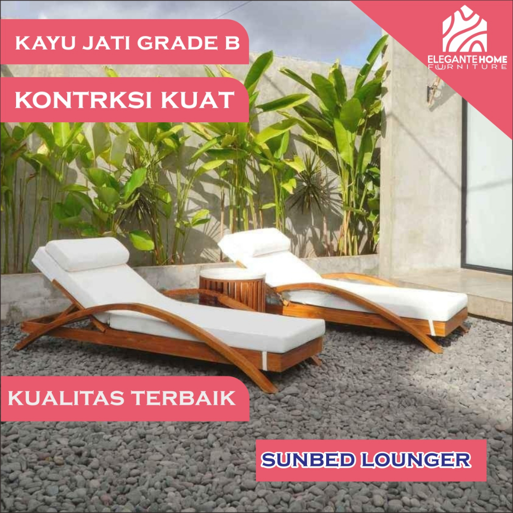 sunbeds, sun pool lounger, lounger chair pool tanganan lengkung bangku lonjer Kursi Kolam Renang Kay