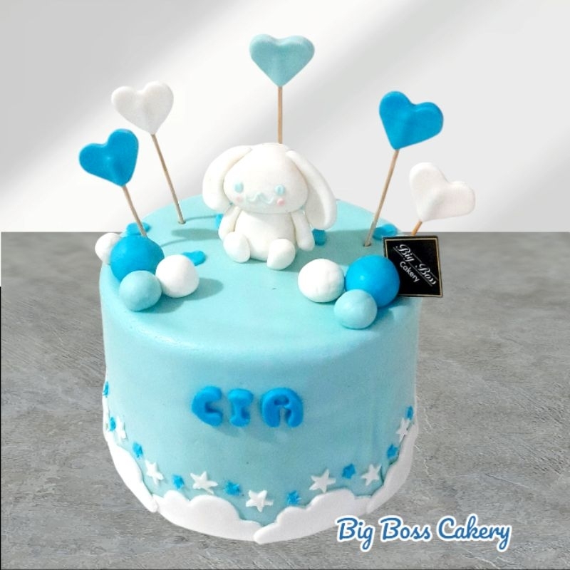 

CINNAMOROL CINAMOROL FONDANT BIRTHDAY CAKE