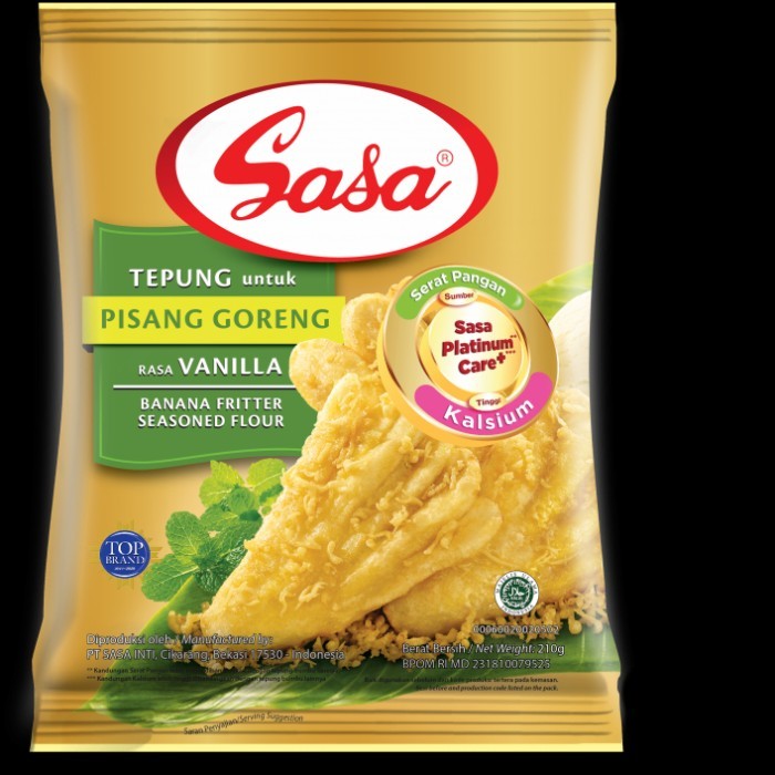 

Sasa Tepung Pisang Goreng Vanilla - 80 / 75 GR