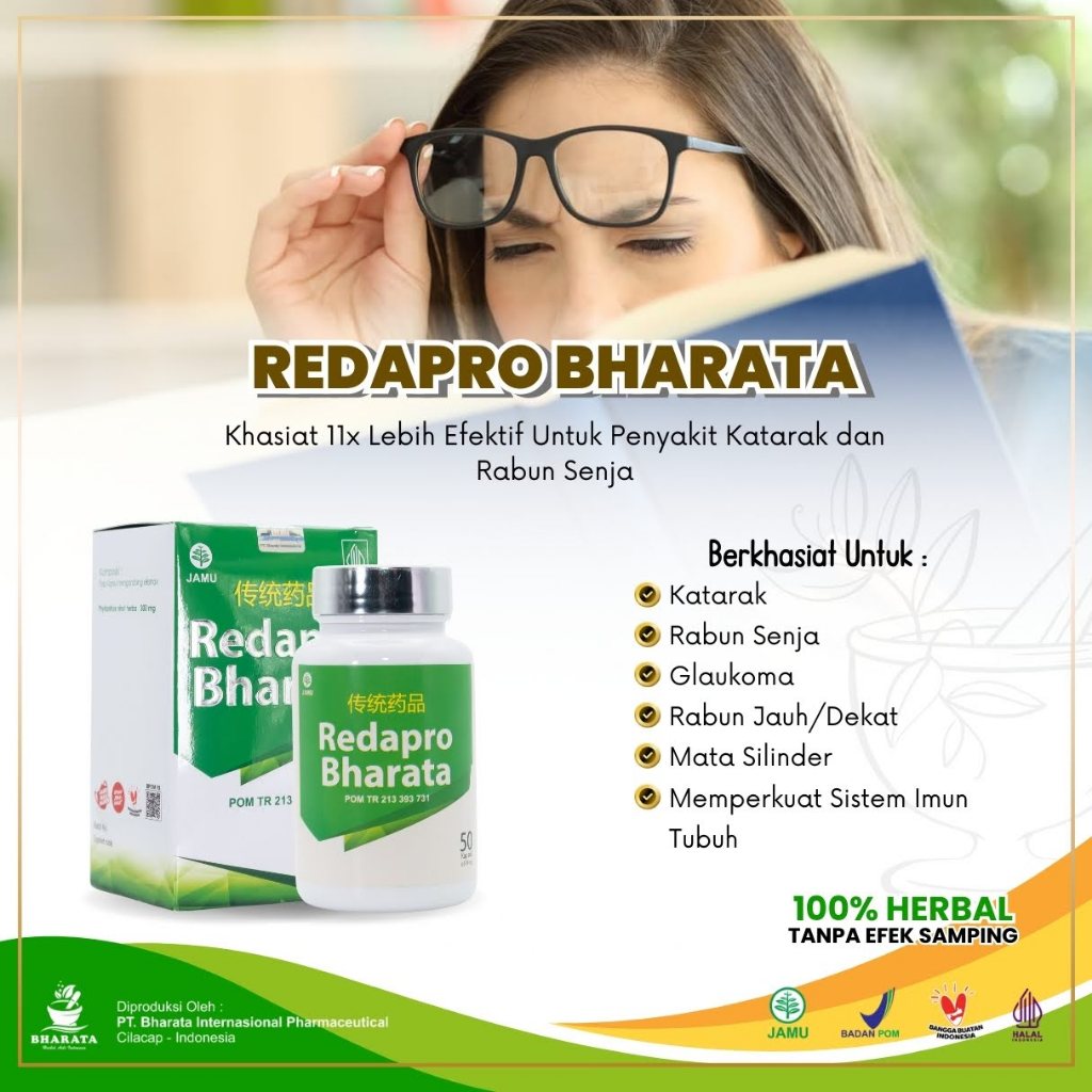 Redapro Bharata Obat Katarak Rabun Jauh Rabun Diabetes Rabun Silinder
