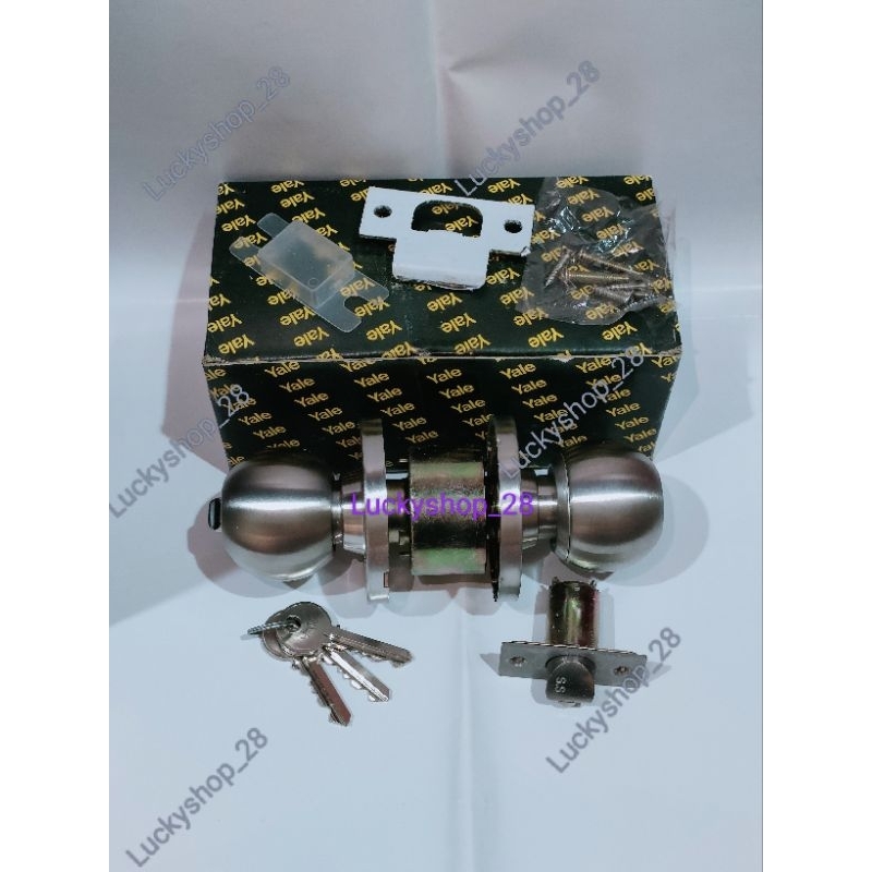 Kunci pintu bulat / pintu kamar mandi ( Yale )