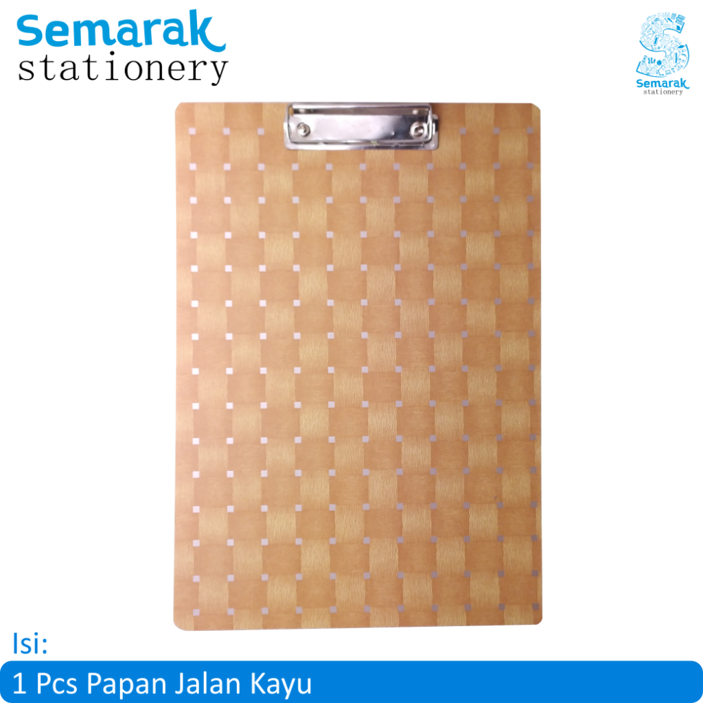 

Rapico Clipboard Wooden Papan Jalan Kayu F4 - Coklat