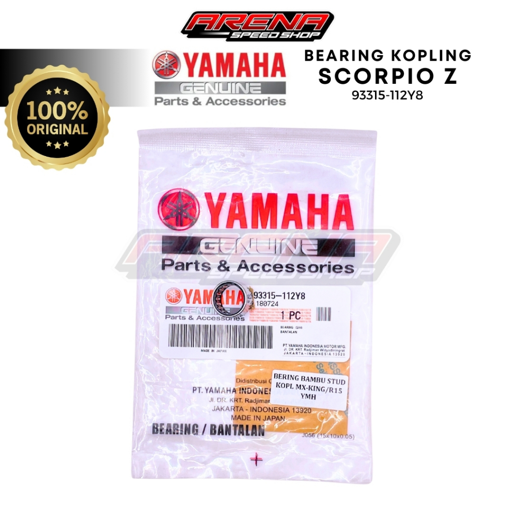 YGP 93315-112Y8 Bearing Bambu Stut Kopling MX King Cincin As Stut Kopling Scorpio Z Original Yamaha