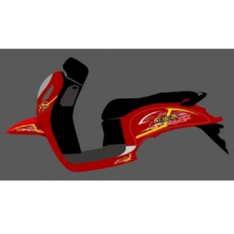 STRIPING TRANSPARAN SCOOPY TAHUN 2021 MOTIF ALA THAILAND CUSTOME