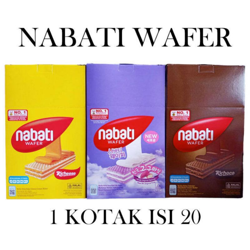 

NABATI WAFER RASA COKELAT| KEJU | KOREA GEGUMA BOX ISI 2O PCS