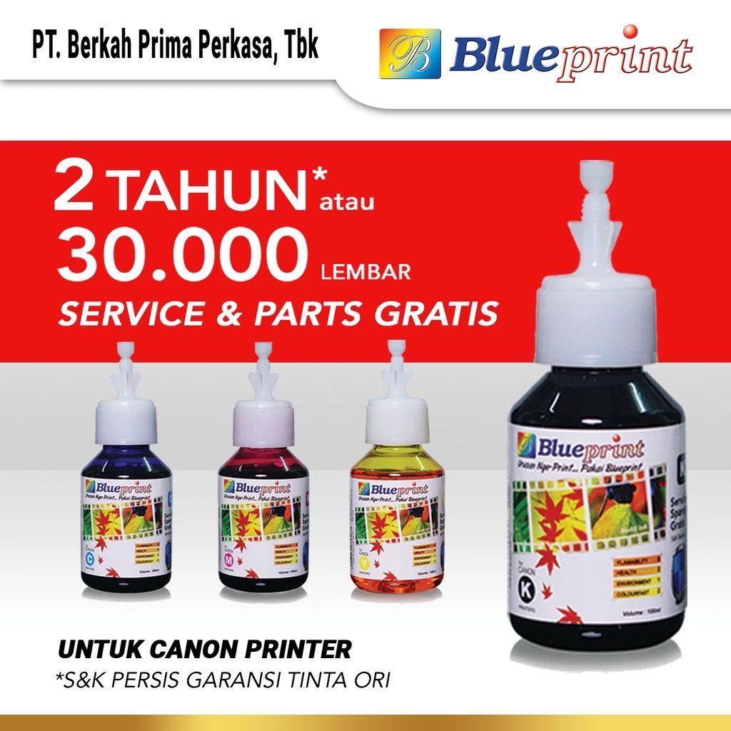 Tinta Canon Blueprint Refill Untuk Printer Canon IP 2770 G1010 G2000 G2010 100ml