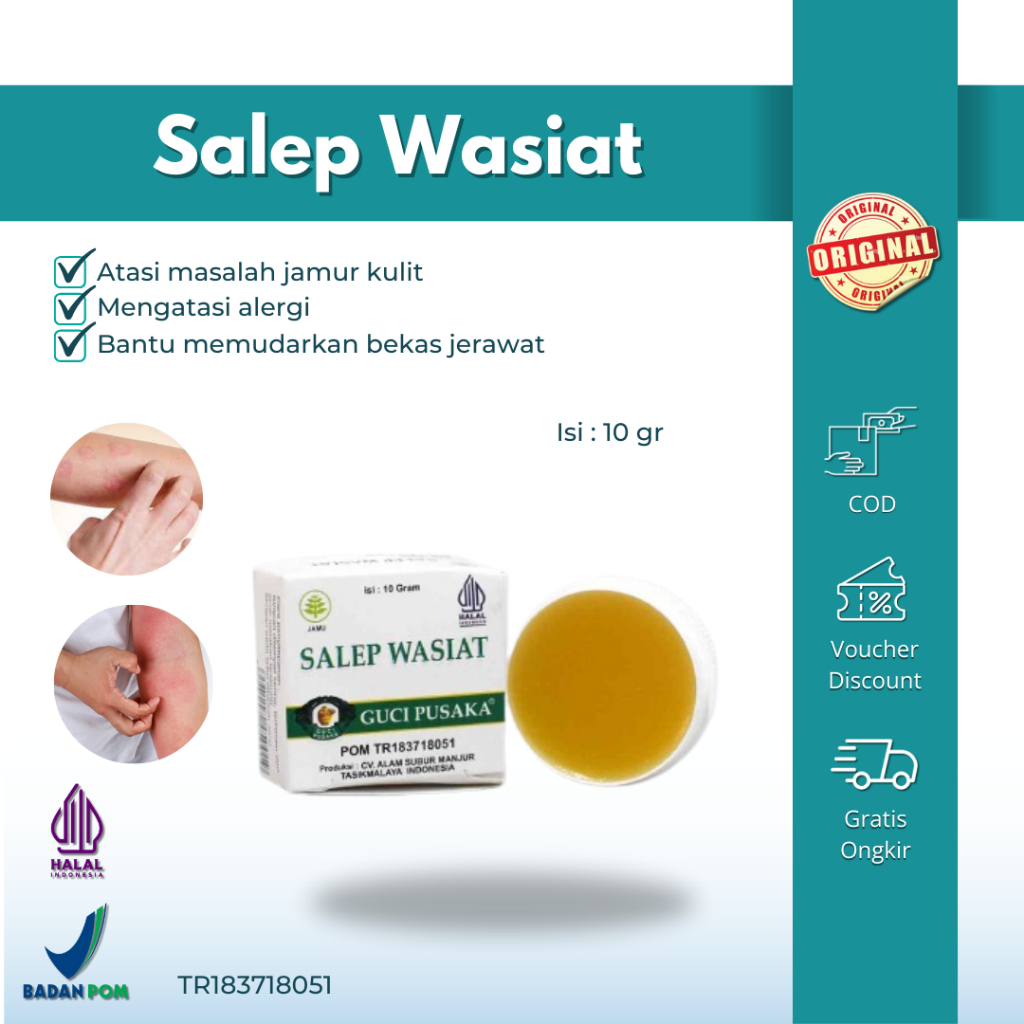 Salep kulit Wasiat guci pusaka original BPOM