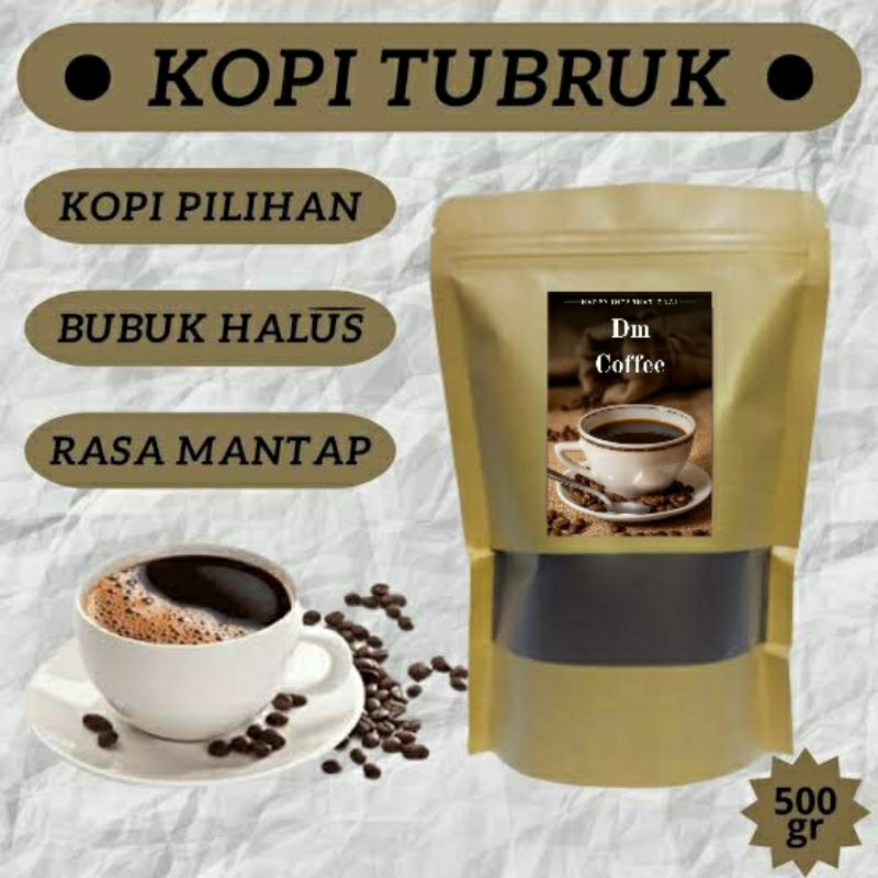 

Bubuk Kopi Tubruk Kemasan 500gr Premium Rasa Nikmat | Kopi Tubruk Original