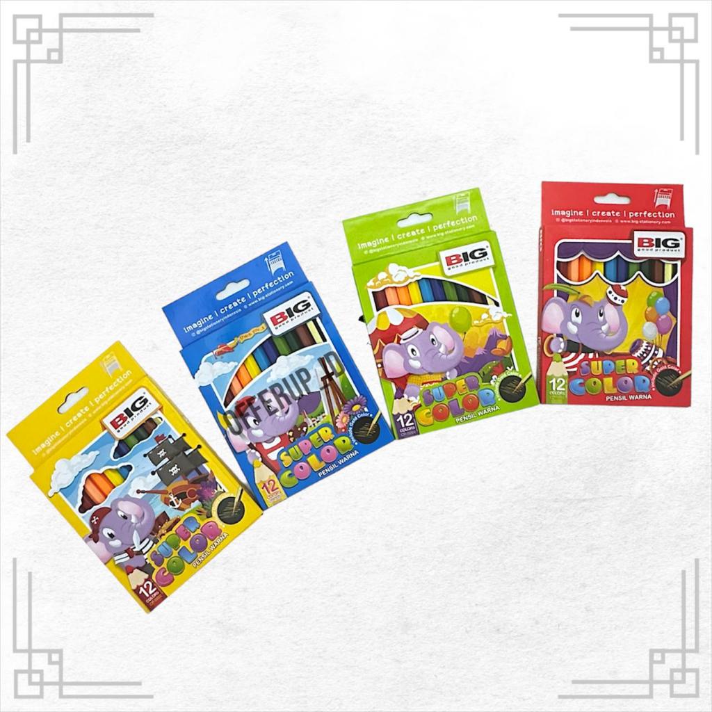 

PENSIL WARNA BIG 12 COLOR DENGAN PENSIL WARNA YANG NYAMAN DAN EMPUK DIGUNAKAN