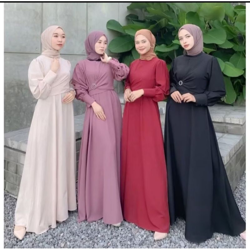 Okeoke_Makassar - Oring oring gamis wanita Busui friendly baju gamis wanita  Cod