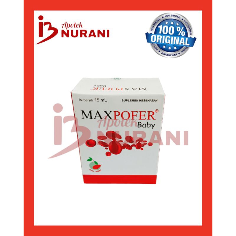 MAXPOFER BABY DROP UNTUK ZAT BESI ATAU PENAMBAH DARAH BAYI - ANAK