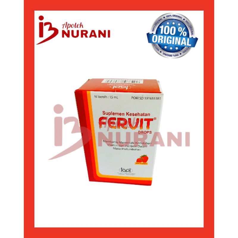 FERVIT DROP UNTUK KEBUTUHAN ZAT BESI DAN PENAMBAH DARAH BAYI