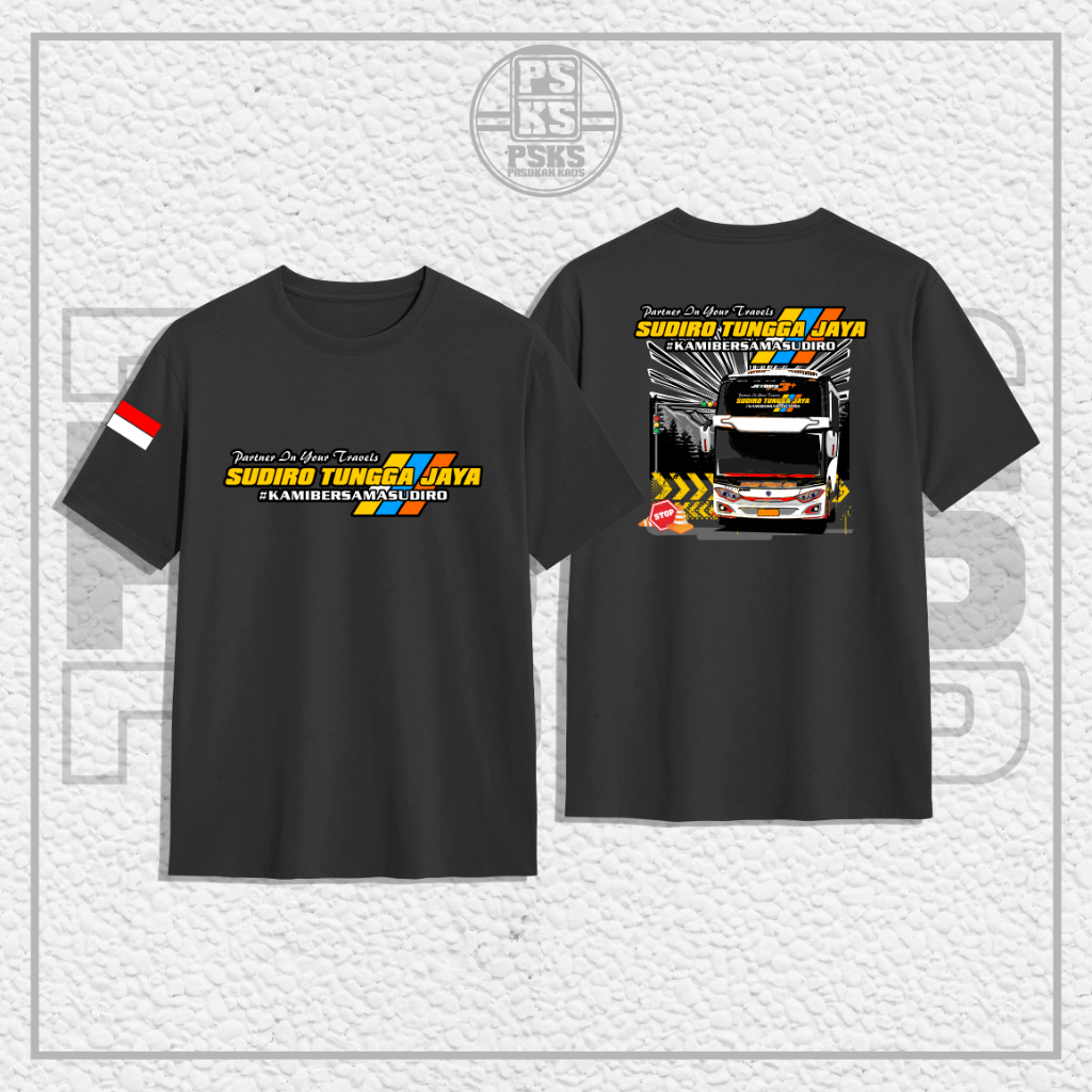 Baju Kaos Bus Mania Indonesia Sudiro Tunggal Jaya