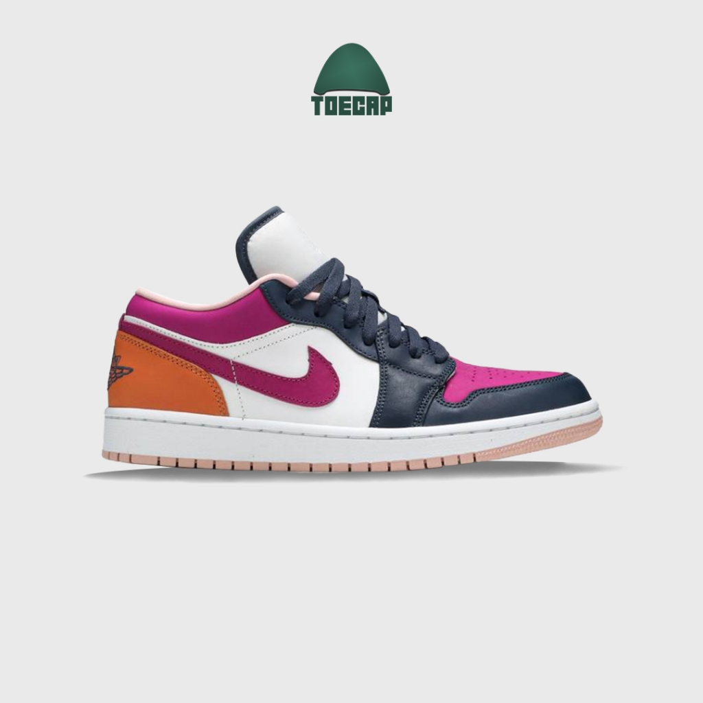 Sepatu Jordan 1 Low Mismetched Purple Magenta