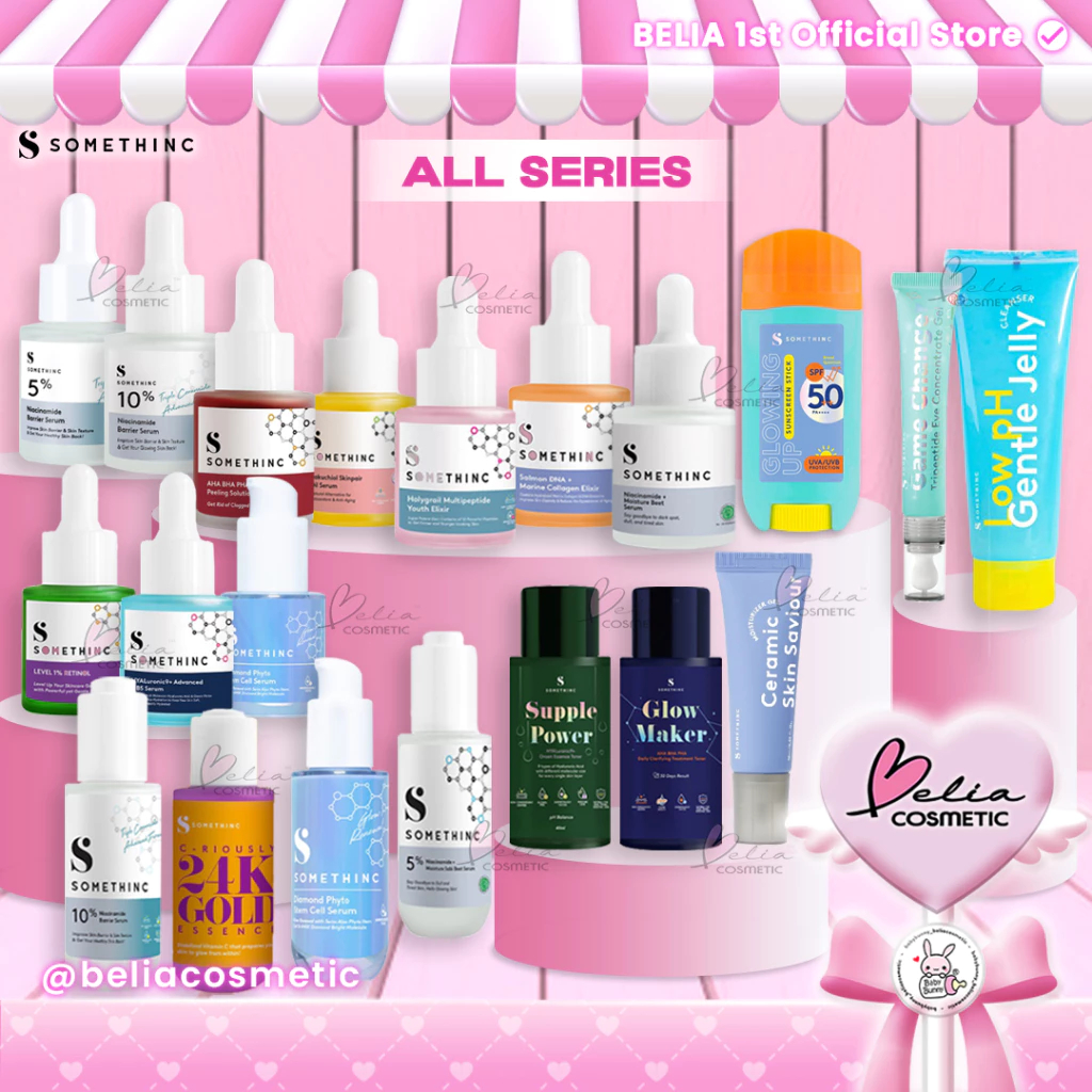 ❤ BELIA ❤ SOMETHINC Serum Series | Niacinamide | DNA Salmon | AHA BHA | Retinol | Serum Wajah