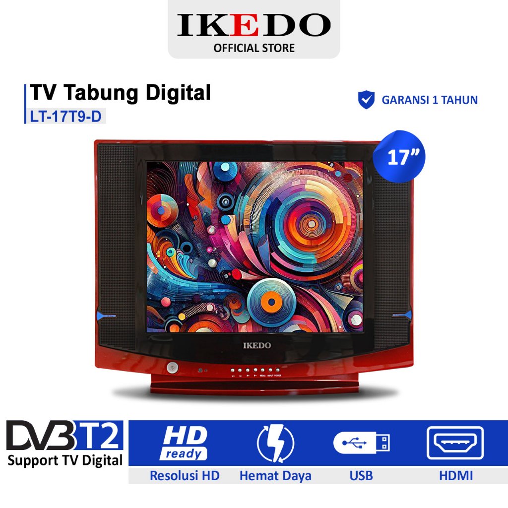 IKEDO TV Tabung Digital 17 inch LT-17T9-D