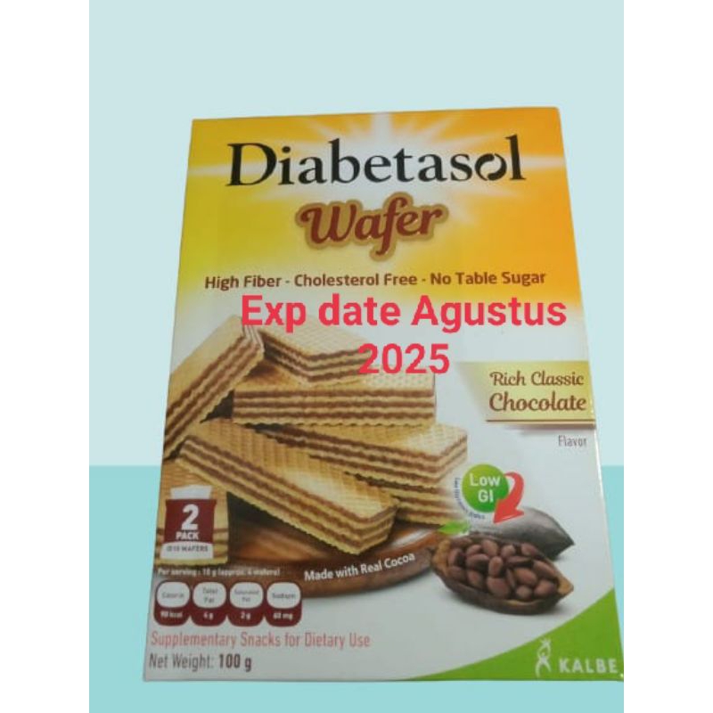 

Diabetasol wafer cemilan sehat dan enak