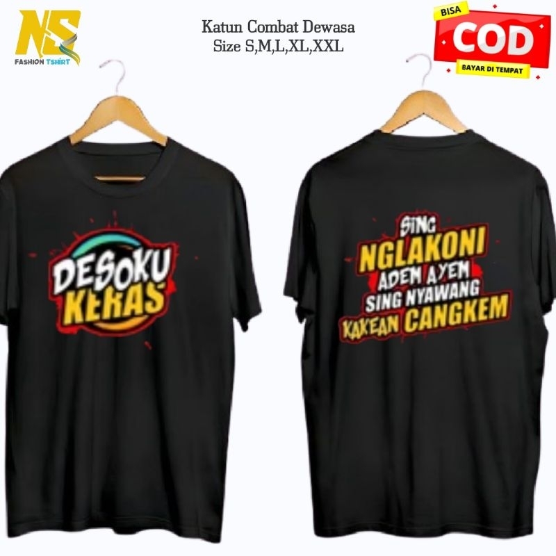 Kaos Desaku keras // Lapakkaos.id kaos sablon viral