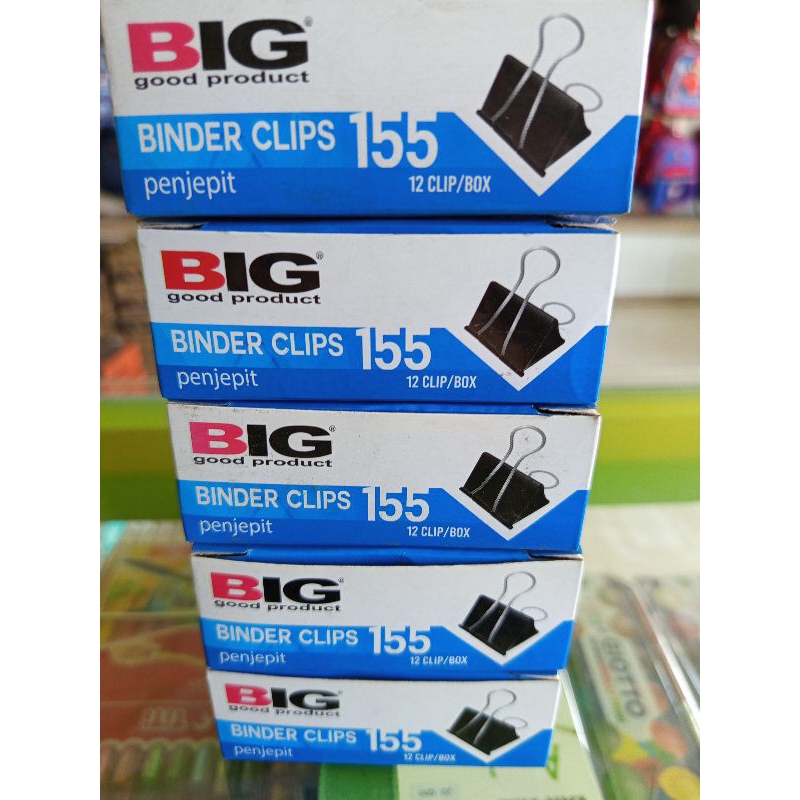 

BINDER CLIPS BIG / PENJEPIT KERTAS BIG No. 155 (PAK)